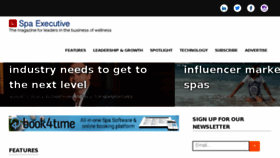 What Spaexecutive.com website looked like in 2018 (5 years ago)