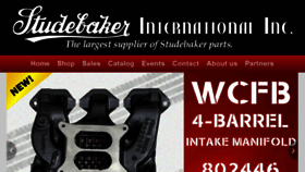 What Studebaker-intl.com website looked like in 2018 (5 years ago)