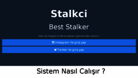 What Stalkci.com website looked like in 2018 (5 years ago)