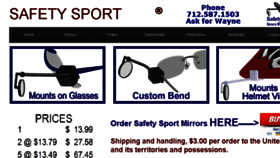 What Safetysportmirror.com website looked like in 2018 (5 years ago)