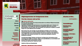 What Sickte.de website looked like in 2018 (5 years ago)