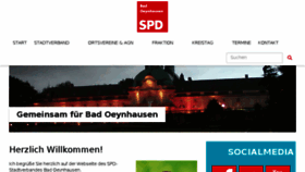 What Spd-badoeynhausen.de website looked like in 2018 (5 years ago)