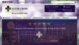 What Silvercross.org website looked like in 2018 (5 years ago)