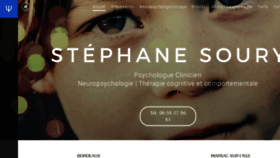 What Stephane-soury-neuropsychologue.fr website looked like in 2018 (5 years ago)