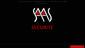 What Saas-securite.com website looked like in 2018 (5 years ago)