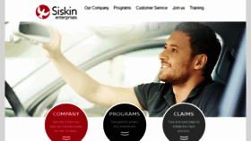 What Siskinent.com website looked like in 2018 (5 years ago)
