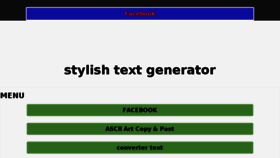 What Stylishtextgenerator.info website looked like in 2018 (5 years ago)