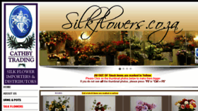 What Silkflowers.co.za website looked like in 2018 (5 years ago)