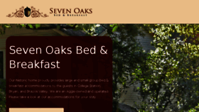 What Sevenoaksbandb.com website looked like in 2018 (5 years ago)