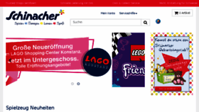 What Schinacher.de website looked like in 2018 (5 years ago)