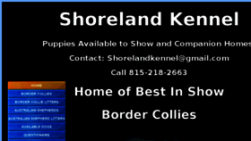 What Shorelandkennel.com website looked like in 2018 (5 years ago)