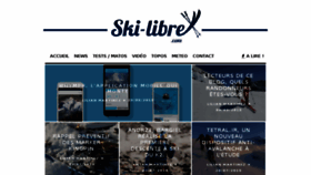 What Ski-libre.com website looked like in 2018 (5 years ago)