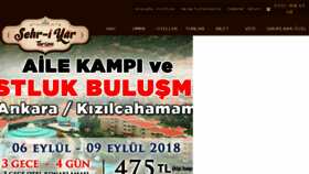What Sehriyarturizm.com website looked like in 2018 (5 years ago)