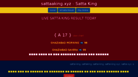 What Sattaaking.xyz website looked like in 2018 (7 years ago)