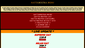 What Sattamatka.mobi website looked like in 2018 (7 years ago)