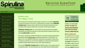 What Spirulina-benefits-health.com website looked like in 2018 (5 years ago)
