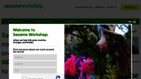 What Sesameworkshop.com website looked like in 2018 (5 years ago)