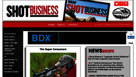 What Shotbusiness.com website looked like in 2018 (5 years ago)