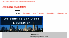 What Sandiegoliquidation.com website looked like in 2018 (5 years ago)