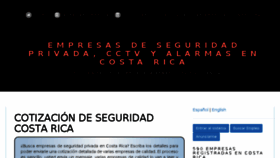 What Seguridadencostarica.com website looked like in 2018 (5 years ago)