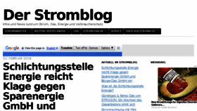 What Stromblog.org website looked like in 2018 (5 years ago)