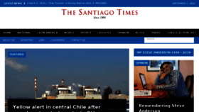 What Santiagotimes.cl website looked like in 2018 (5 years ago)
