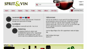 What Spritovin.se website looked like in 2018 (5 years ago)