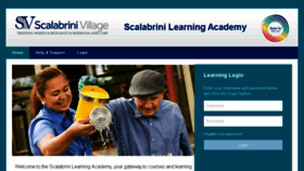 What Scalabrini.e3learning.com.au website looked like in 2018 (5 years ago)