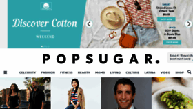 What Social.popsugar.com website looked like in 2018 (5 years ago)