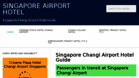 What Singaporeairporthotel.com website looked like in 2018 (5 years ago)