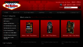 What Slotmachinesforsale.com website looked like in 2018 (5 years ago)