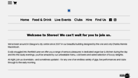 What Stereocafebar.com website looked like in 2018 (5 years ago)