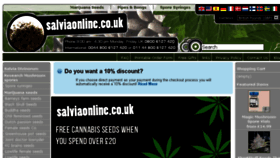 What Salviaonline.co.uk website looked like in 2018 (5 years ago)
