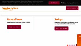 What Sainsburysbank.com website looked like in 2018 (5 years ago)