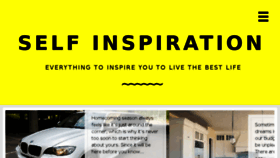 What Self-inspiration.com website looked like in 2018 (5 years ago)