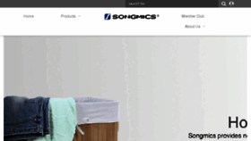 What Songmics.co.uk website looked like in 2018 (6 years ago)