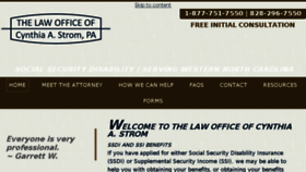 What Strom-law.com website looked like in 2018 (5 years ago)