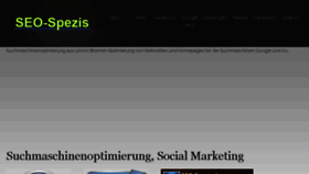 What Seo-spezis.de website looked like in 2018 (5 years ago)