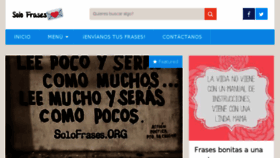 What Solofrases.org website looked like in 2018 (5 years ago)