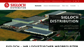 What Sigloch.de website looked like in 2018 (5 years ago)