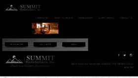 What Summithomebuildersinc.com website looked like in 2018 (7 years ago)