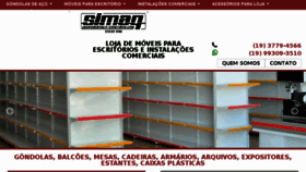 What Simaqcampinas.com.br website looked like in 2018 (5 years ago)