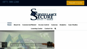 What Surveillancesecure.com website looked like in 2018 (5 years ago)