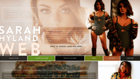 What Sarah-hyland.org website looked like in 2018 (5 years ago)