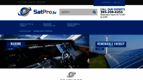 What Satpro.tv website looked like in 2018 (5 years ago)