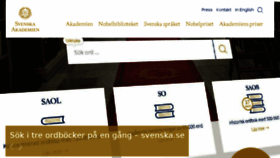 What Svenskaakademien.se website looked like in 2018 (5 years ago)