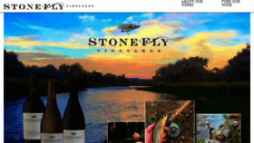 What Stoneflyvineyards.com website looked like in 2018 (5 years ago)