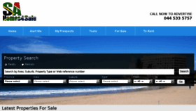 What Sahomes4sale.co.za website looked like in 2018 (5 years ago)