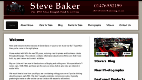 What Stevebakermg.co.uk website looked like in 2018 (5 years ago)