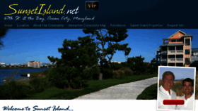 What Sunsetisland.net website looked like in 2018 (5 years ago)